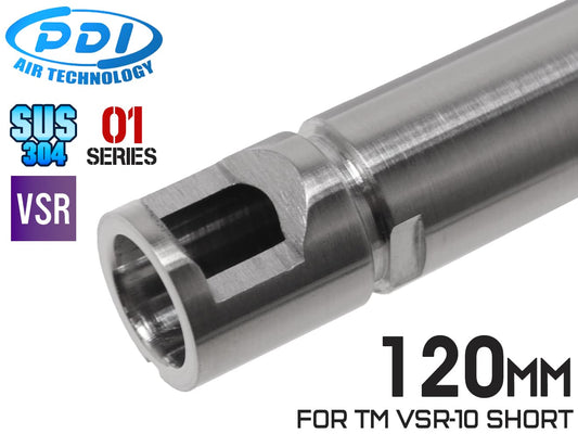 PDI 01シリーズ 超精密ステンレスインナーバレル(6.01±0.002) 120mm VSR-10 ベリーショート