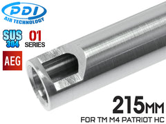 PDI 01シリーズ AEG 超精密 ステンレスインナーバレル(6.01±0.002) [長さ：120mm / 141mm / 187mm / 205mm / 208mm / 215mm / 229mm / 247mm / 275mm / 303mm / 375mm]