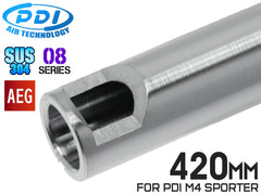 PDI 08シリーズ AEG 超精密ステンレスインナーバレル(6.08±0.002) [長さ：120mm / 205mm / 208mm / 229mm / 247mm / 285mm / 300mm / 303mm / 375mm / 420mm / 430mm]