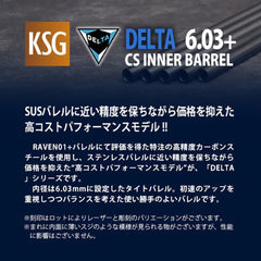PDI DELTAシリーズ 03+ KSG専用 精密インナーバレル(6.03±0.007) 260mm [セット内容：1本 / 3本]