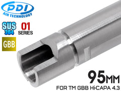 PDI 01シリーズ GBB 超精密 ステンレスインナーバレル(6.01±0.002) [長さ：74mm / 75mm / 87mm / 95mm / 97mm / 100mm / 102mm / 108mm / 113mm / 118mm / 129mm / 133mm / 138mm / 163mm / 250mm]