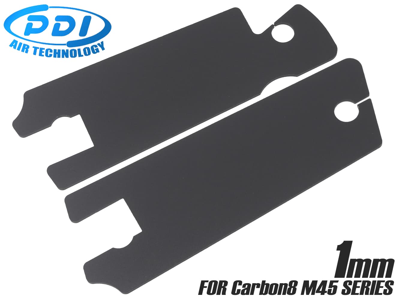 PDI Carbon8 M45 グリップスペーサー [厚み・カラー：1mm・BK / 1.5mm