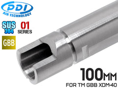 PDI 01シリーズ GBB 超精密 ステンレスインナーバレル(6.01±0.002) [長さ：74mm / 75mm / 87mm / 95mm / 97mm / 100mm / 102mm / 108mm / 113mm / 118mm / 129mm / 133mm / 138mm / 163mm / 250mm]