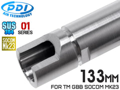 PDI 01シリーズ GBB 超精密 ステンレスインナーバレル(6.01±0.002) [長さ：74mm / 75mm / 87mm / 95mm / 97mm / 100mm / 102mm / 108mm / 113mm / 118mm / 129mm / 133mm / 138mm / 163mm / 250mm]