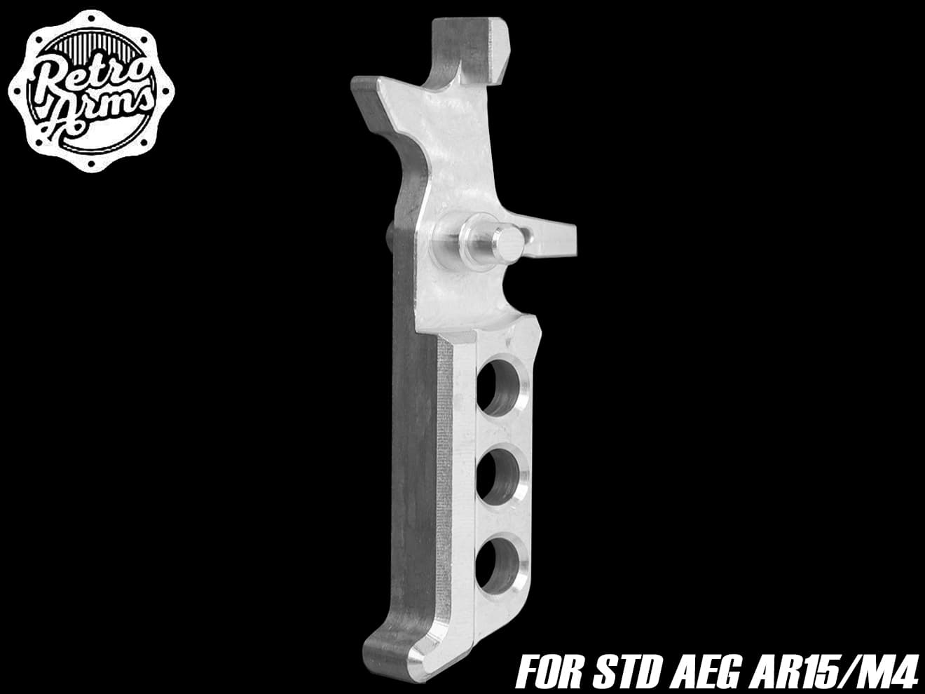 RETRO ARMS アルミCNC カスタムトリガー for AEG AR15/M4 [タイプ：A / B / E / F / H / I / J / K / L / M / P / Q / S / T]