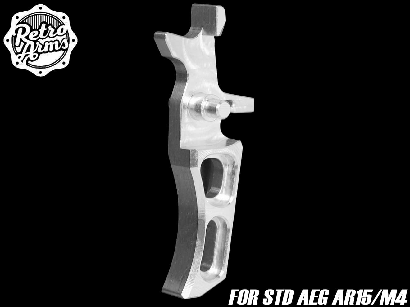 RETRO ARMS アルミCNC カスタムトリガー for AEG AR15/M4 [タイプ：A / B / E / F / H / I / J / K / L / M / P / Q / S / T]