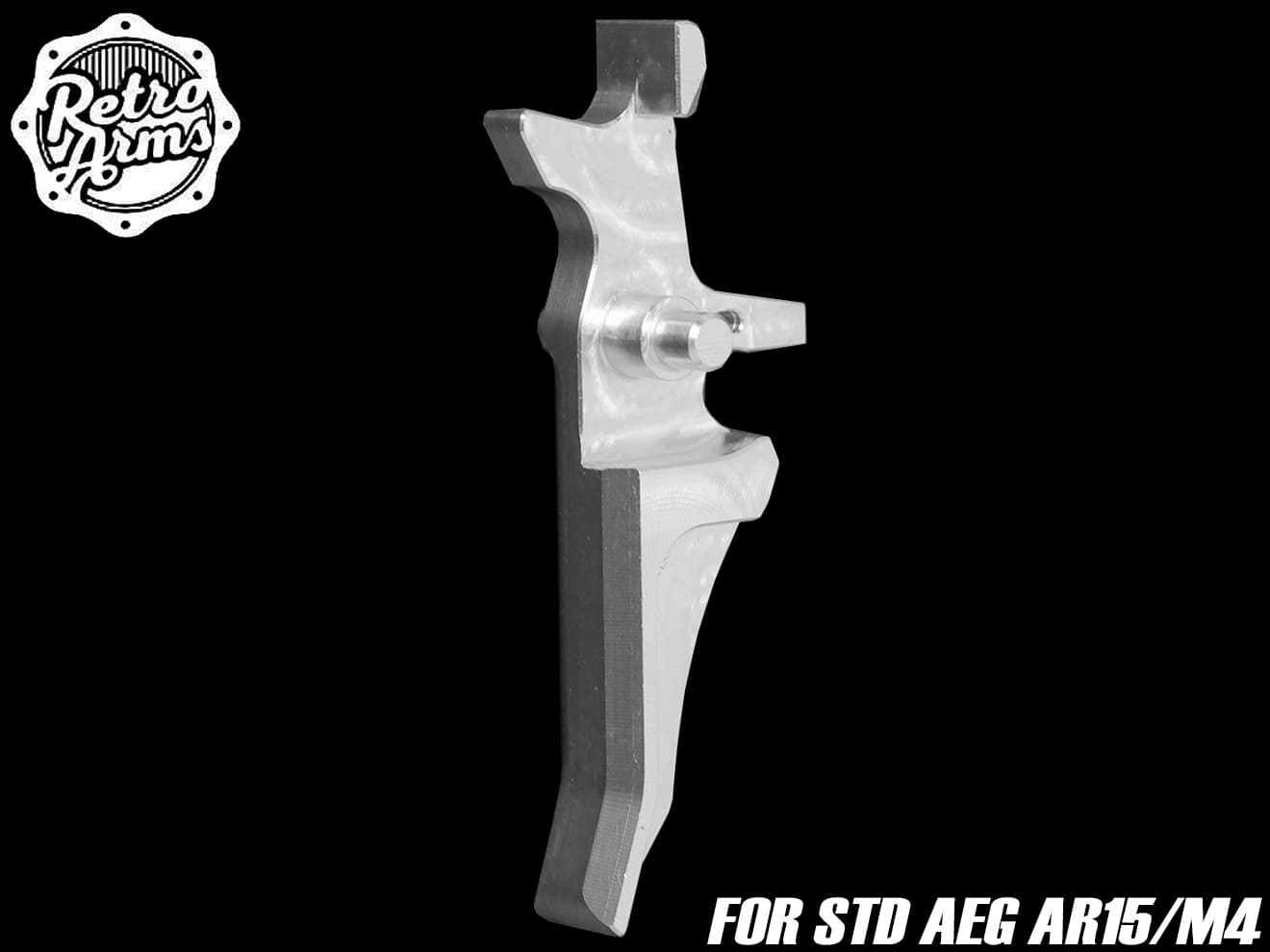 RETRO ARMS アルミCNC カスタムトリガー for AEG AR15/M4 [タイプ：A / B / E / F / H / I / J / K / L / M / P / Q / S / T]
