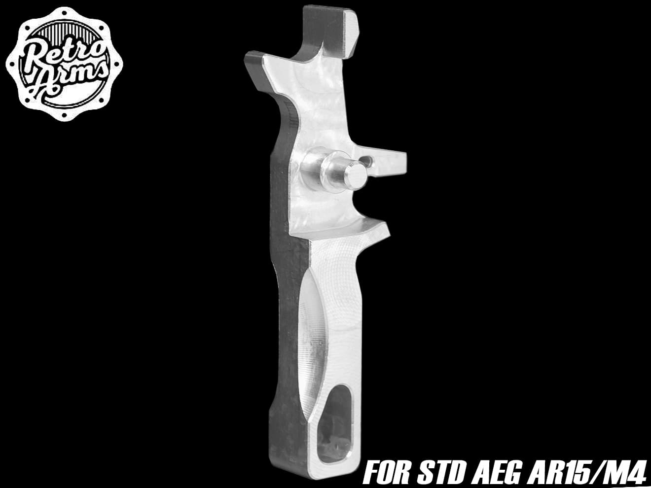 RETRO ARMS アルミCNC カスタムトリガー for AEG AR15/M4 [タイプ：A / B / E / F / H / I / J / K / L / M / P / Q / S / T]