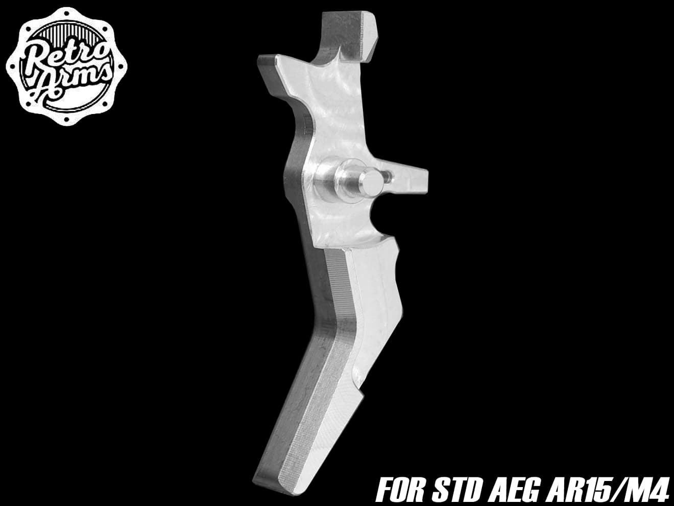 RETRO ARMS アルミCNC カスタムトリガー for AEG AR15/M4 [タイプ：A / B / E / F / H / I / J / K / L / M / P / Q / S / T]