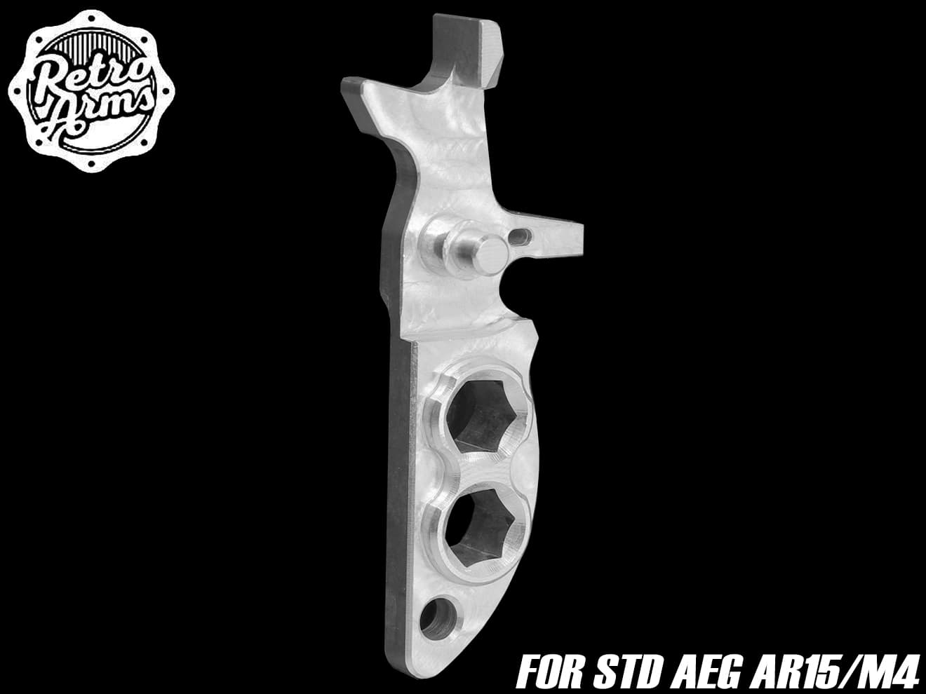 RETRO ARMS アルミCNC カスタムトリガー for AEG AR15/M4 [タイプ：A / B / E / F / H / I / J / K / L / M / P / Q / S / T]