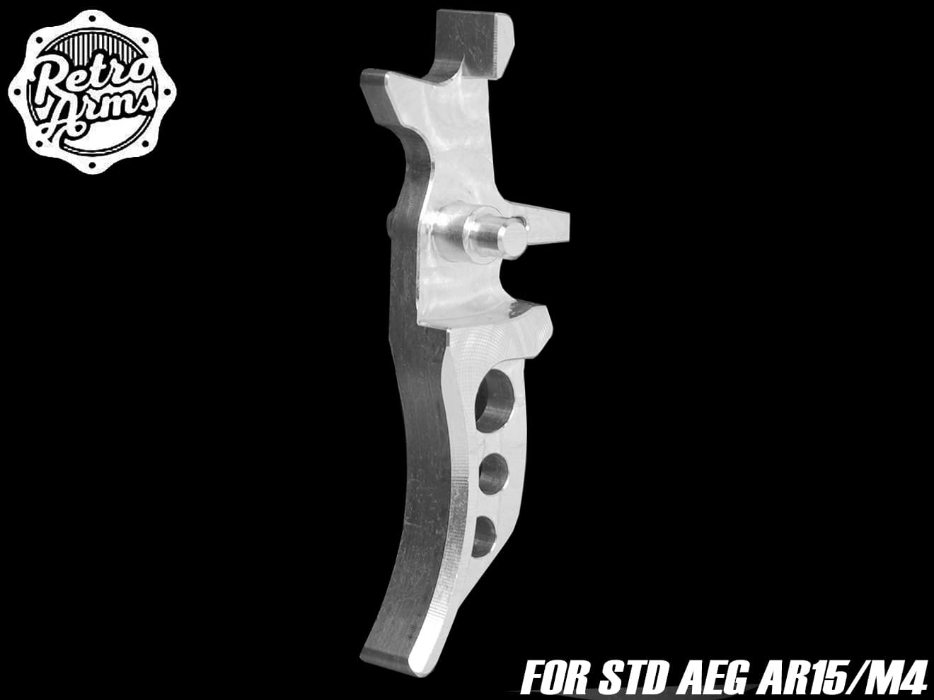 RETRO ARMS アルミCNC カスタムトリガー for AEG AR15/M4 [タイプ：A / B / E / F / H / I / J / K / L / M / P / Q / S / T]
