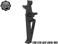 RETRO ARMS アルミCNC アルマイト カスタムトリガー for AEG AR15/M4 [タイプ：A / B / C / D / E / F / G / H / I / J / K / L / P / S / T]