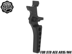 RETRO ARMS アルミCNC アルマイト カスタムトリガー for AEG AR15/M4 [タイプ：A / B / C / D / E / F / G / H / I / J / K / L / P / S / T]