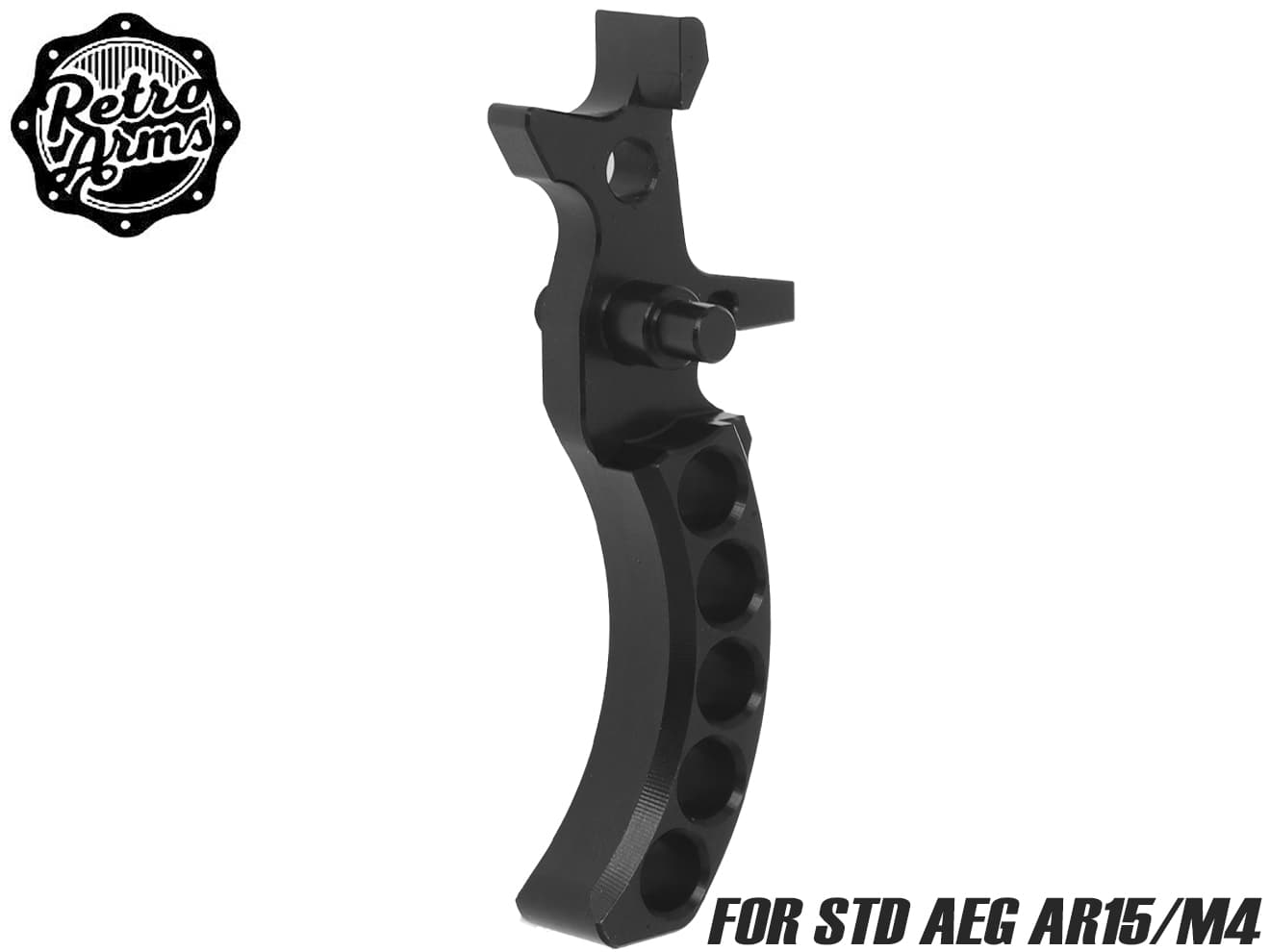 RETRO ARMS アルミCNC アルマイト カスタムトリガー for AEG AR15/M4 [タイプ：A / B / C / D / E / F / G / H / I / J / K / L / P / S / T]
