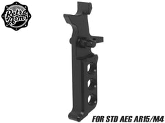 RETRO ARMS アルミCNC アルマイト カスタムトリガー for AEG AR15/M4 [タイプ：A / B / C / D / E / F / G / H / I / J / K / L / P / S / T]
