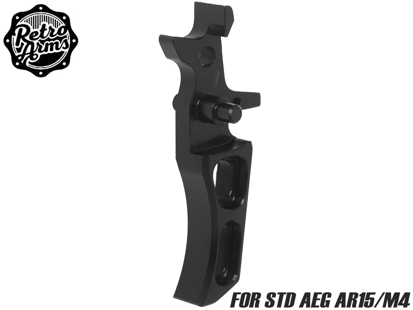 RETRO ARMS アルミCNC アルマイト カスタムトリガー for AEG AR15/M4 [タイプ：A / B / C / D / E / F / G / H / I / J / K / L / P / S / T]