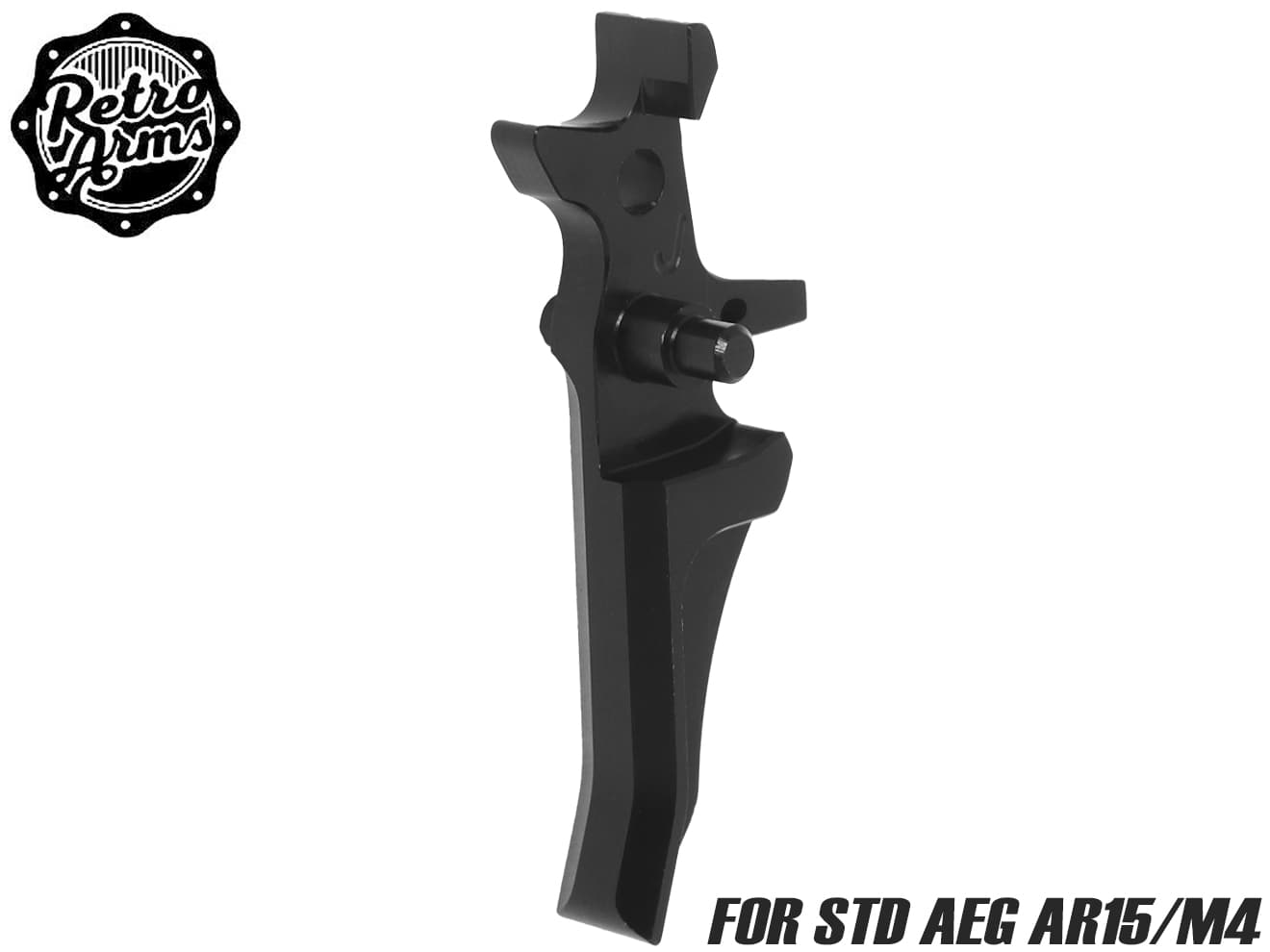 RETRO ARMS アルミCNC アルマイト カスタムトリガー for AEG AR15/M4 [タイプ：A / B / C / D / E / F / G / H / I / J / K / L / P / S / T]