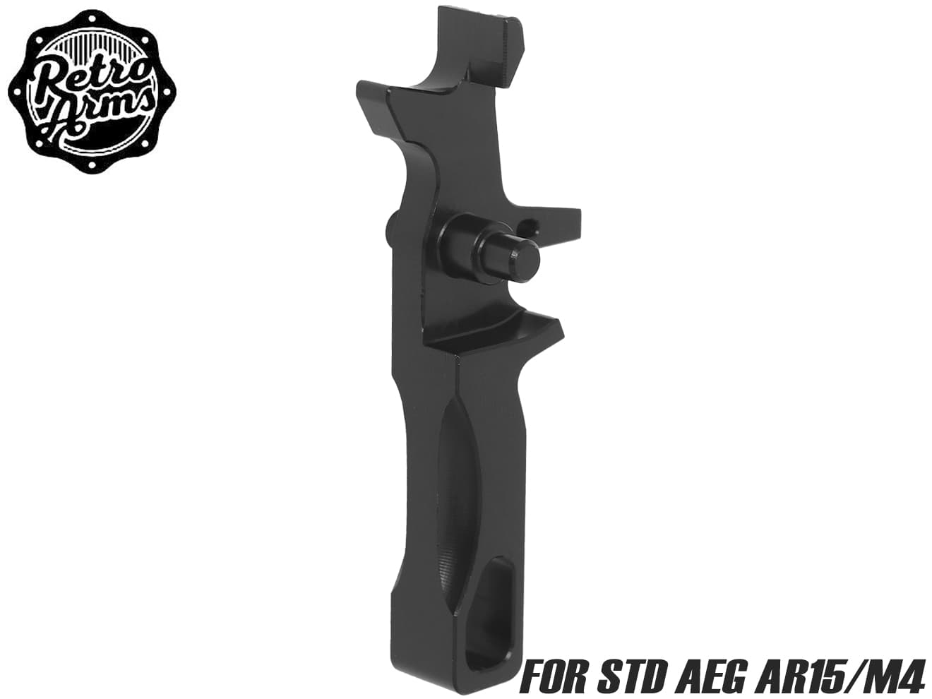 RETRO ARMS アルミCNC アルマイト カスタムトリガー for AEG AR15/M4 [タイプ：A / B / C / D / E / F / G / H / I / J / K / L / P / S / T]