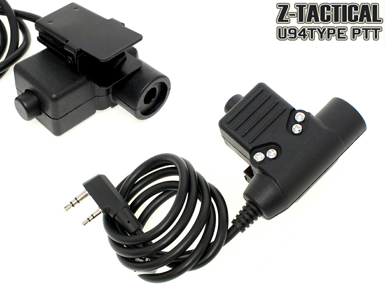 Z-TACTICAL CMTC 2ヘッドセット+KENWOOD用U94タイプPTTスイッチ セット