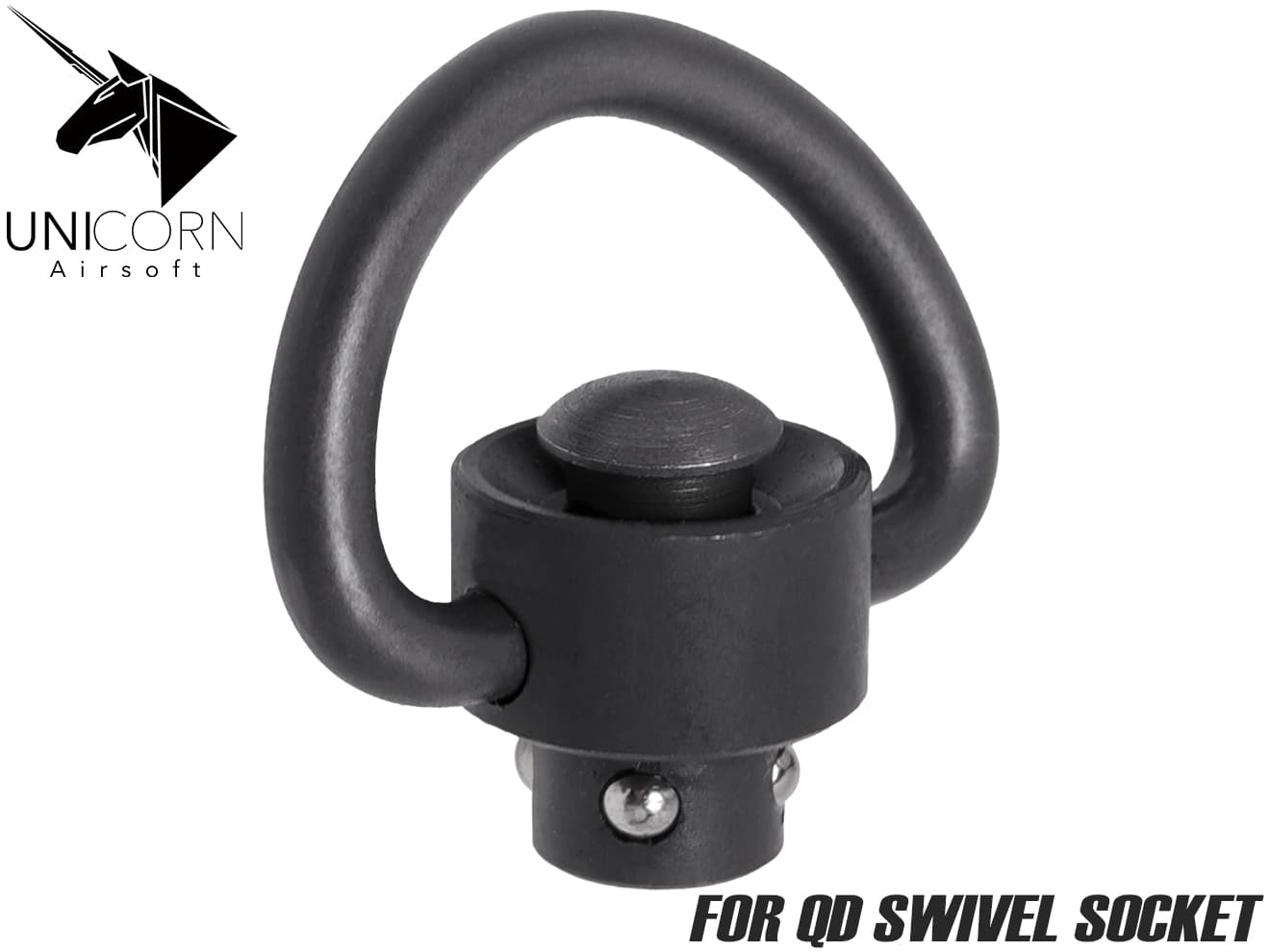 UNICORN AIRSOFT スチール QDスリングスイベル [商品タイプ：スタンダード / Dリング]
