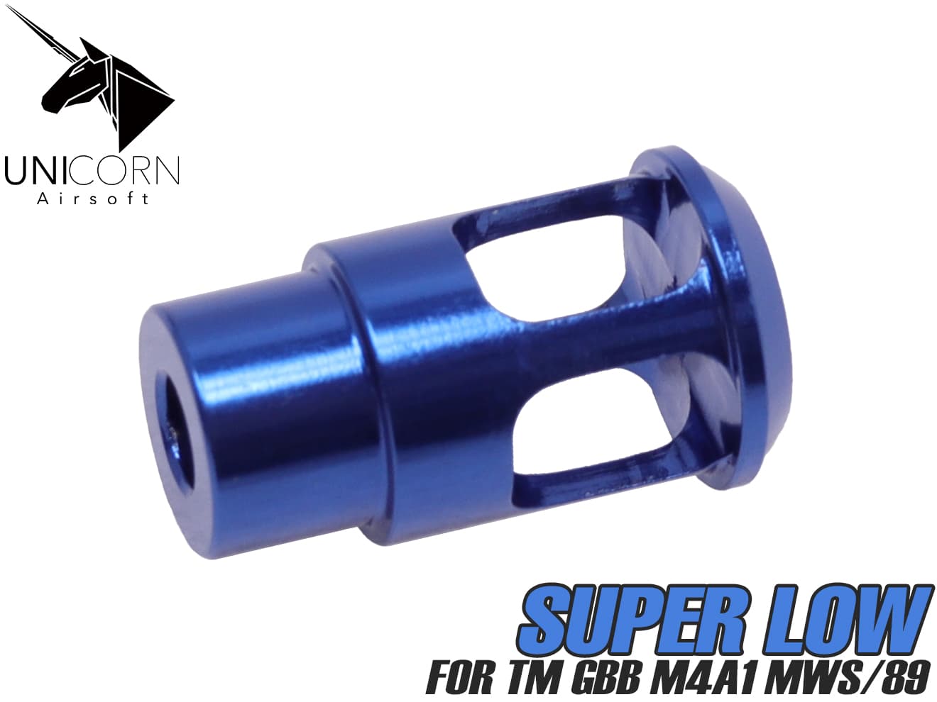 UNICORN AIRSOFT アルミCNC ピストンバルブ for TM GBB M4 [タイプ：5.0 High / 3.0 Low / 2.5 SuperLow]