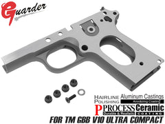 GUARDER アルミフレーム for マルイ V10 [カラー：ブラック / シルバー / デュアル / SV-H]