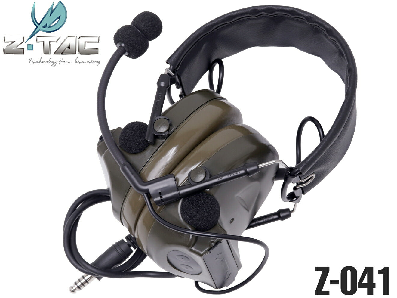 Z-TACTICAL ZタクティカルCMTC II タクティカルヘッドセット(Z 041) [カラー：FG / BK / TAN]