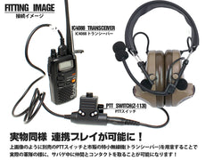 Z-TACTICAL ZタクティカルCMTC II タクティカルヘッドセット(Z 041) [カラー：FG / BK / TAN]